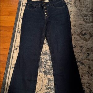 Madewell Mid-Rise Kick Out Crop Jeans (NWOT)